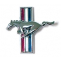 1965-66 Reproduction Glove Box Emblem, 1965 Pony, 1966 Std. and Pony (Flat)